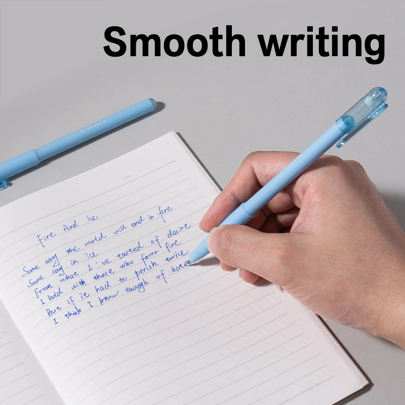 deli EG274-BL Erasable Gel Pen, Blue - Image 10