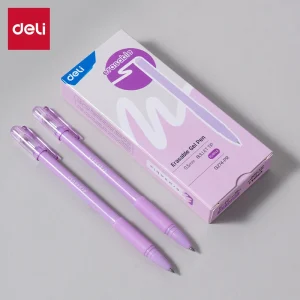 deli EG274-PR Erasable Gel Pen, Purple