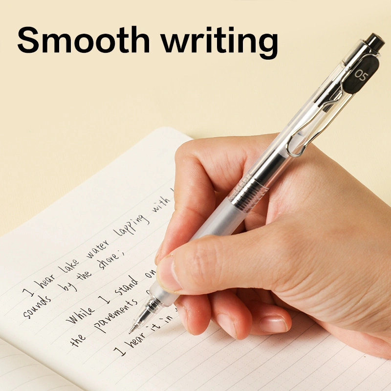 deli EG299-BK Gel Pen, Black - Image 4