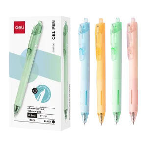 deli EG337-BK Gel Pen, Black