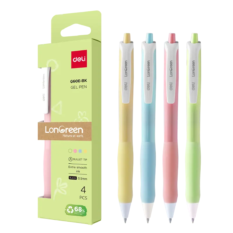 deli EG60E-BK Gel Pen, Black