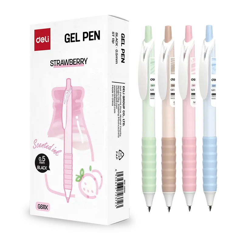 deli EG611X Gel Pen, Black