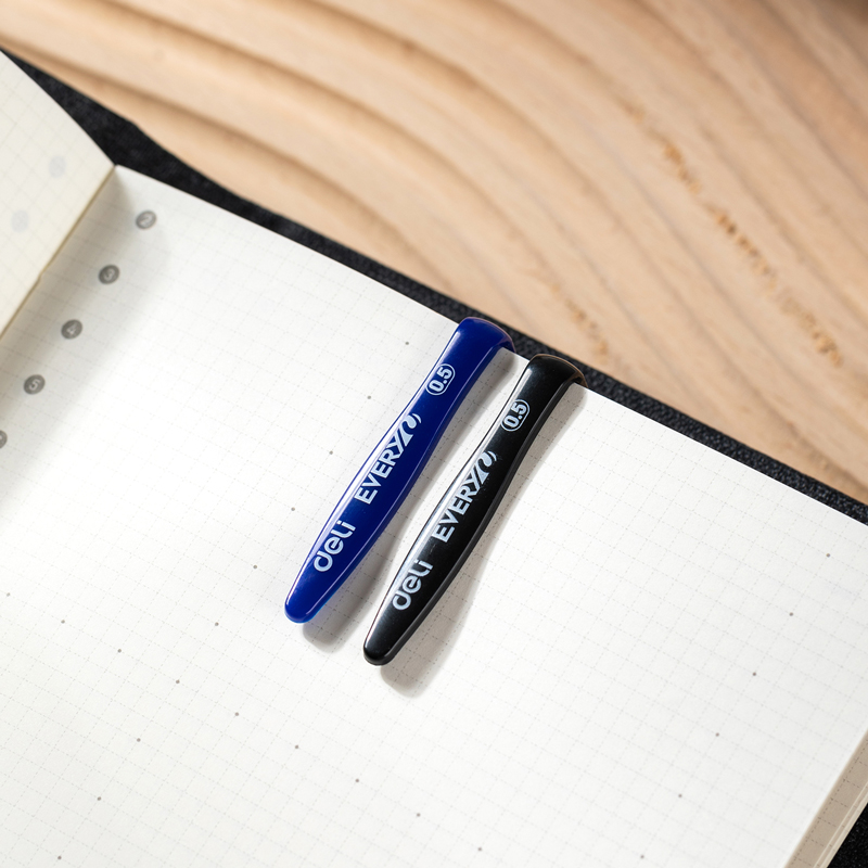 deli EG65-BL Gel Pen, Bullet tip:0.5mm, Blue - Image 3