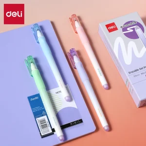 deli EG660-PR Erasable Gel Pen, Purple
