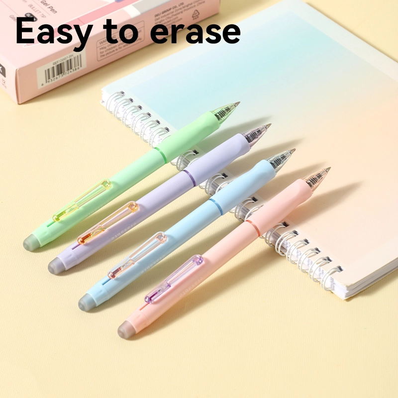 deli EG667-BK Erasable Gel Pen, Black - Image 3