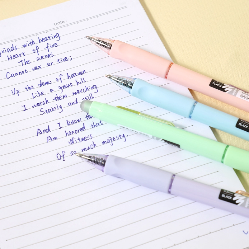 deli EG667-BL Erasable Gel Pen, Blue - Image 5