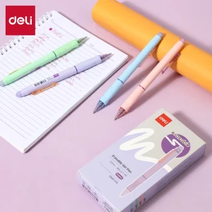 deli EG667-PR Erasable Gel Pen, Purple