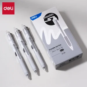 deli EG7-BK Erasable Gel Pen, Black