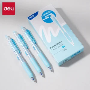 deli EG7-BL Erasable Gel Pen, Blue