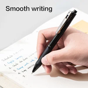 deli EG80-BK Gel Pen, Bullet tip: 0.7mm, Black