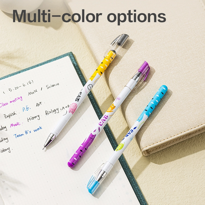 deli EG81-BK Gel Pen, Tip: 0.5mm, Black - Image 2