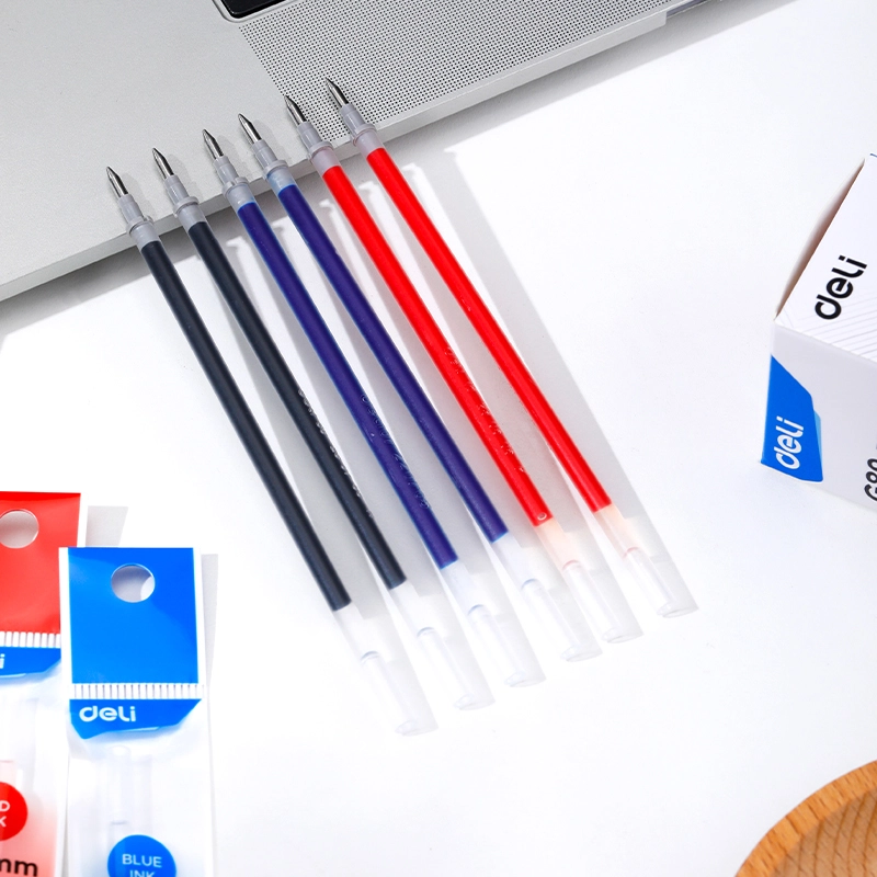 deli EG89-BL Gel Pen Refill, Bullet tip: 0.5mm, Blue - Image 5