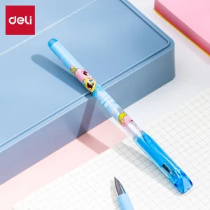 deli EG93-BL Erasable Gel Pen, Bullet tip: 0.5mm, Blue