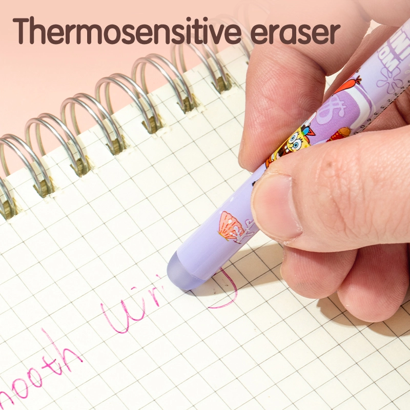 deli EG93-PR Erasable Gel Pen, Bullet tip: 0.5mm, Purple - Image 6