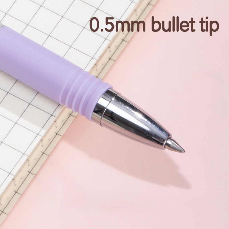 deli EG93-PR Erasable Gel Pen, Bullet tip: 0.5mm, Purple - Image 3