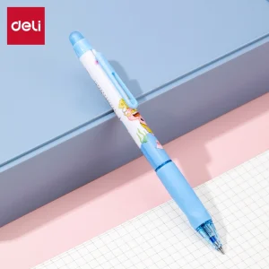 deli EG95-BL Erasable Gel Pen, Bullet tip: 0.5mm, Blue