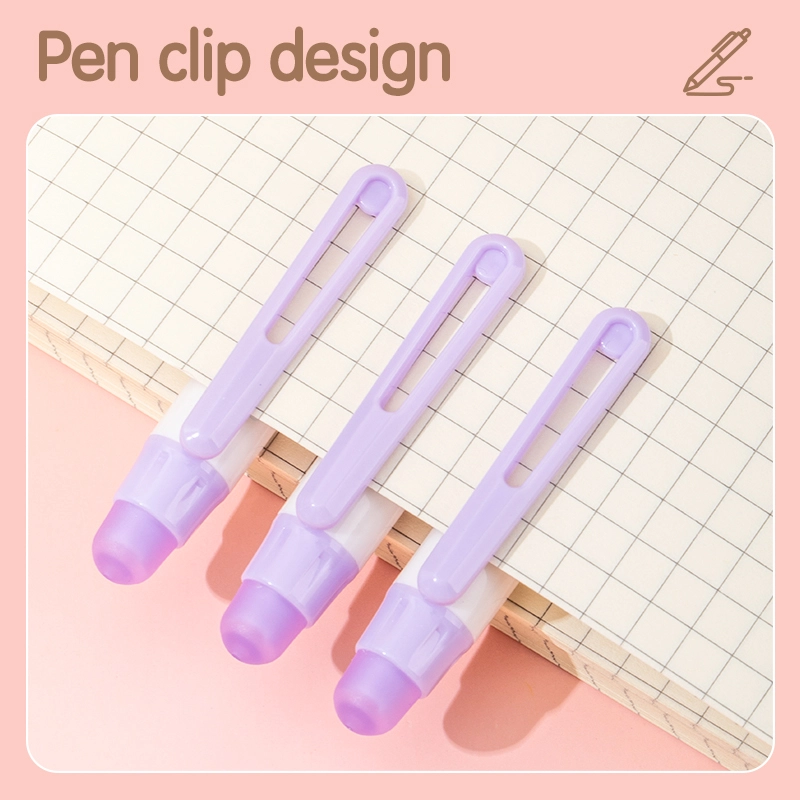 deli EG95-PR Erasable Gel Pen, Bullet tip: 0.5mm, Purple - Image 5