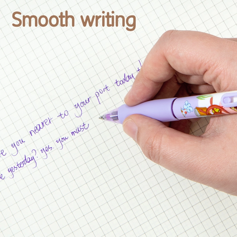 deli EG95-PR Erasable Gel Pen, Bullet tip: 0.5mm, Purple - Image 9