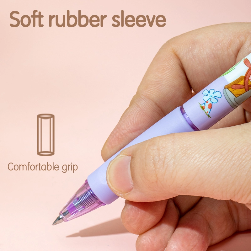deli EG95-PR Erasable Gel Pen, Bullet tip: 0.5mm, Purple - Image 6