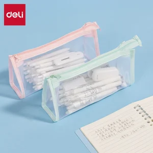 deli EH1000 Pencil Pouch, Pink, Blue