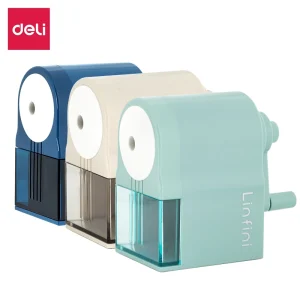 deli EH502 Rotary Pencil Sharpener, White - Style 2