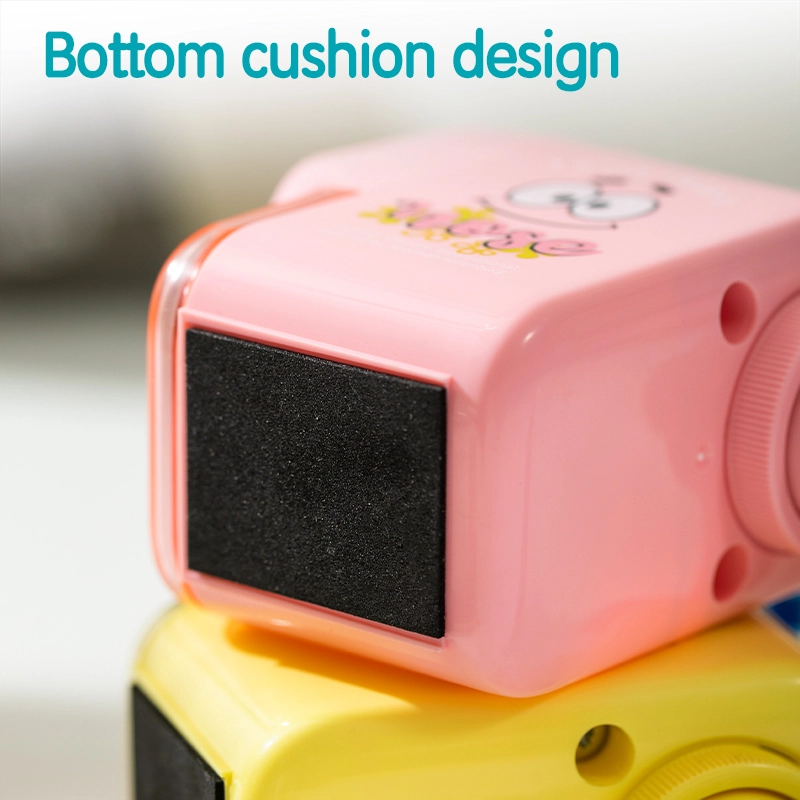 deli EH511 Rotary Sharpener, For graphite pencil φ6.9mm~12mm, Pink, Yellow - Image 4