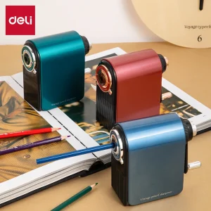 deli EH514 Professional Art Rotary Sharpener, φ6.9-8mm, Red