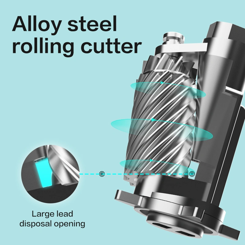 deli EH520 Rotary Sharpener, φ6.9-8mm, Green - Image 4