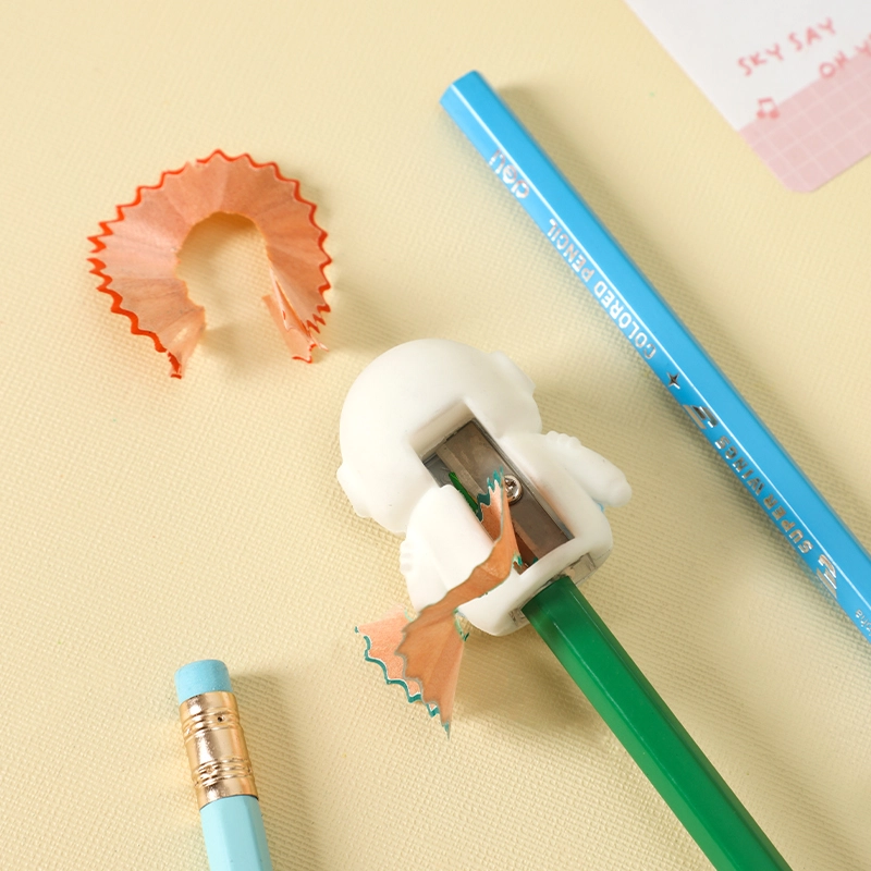 deli EH571 Astronaut Pencil Sharpener, φ6.9-8mm, White - Image 6