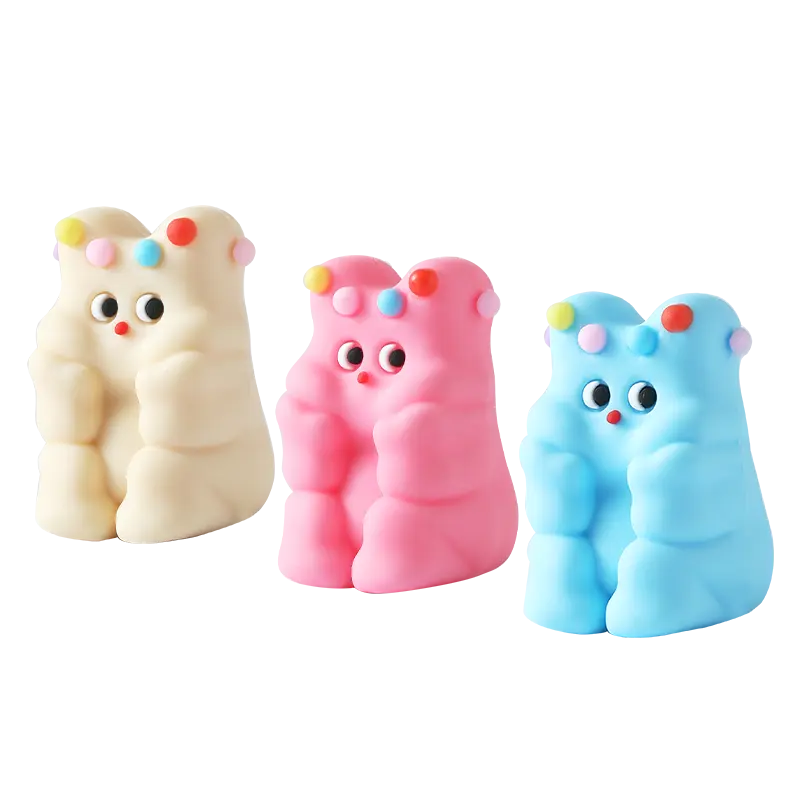 deli EH573 Pupubaby Pencil Sharpener, Pink, Blue, Grey - Image 3