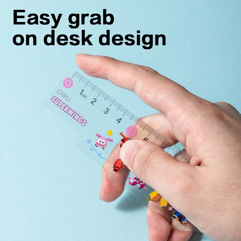 deli EH658 Ruler, 15cm, Yellow, Pink - Image 4