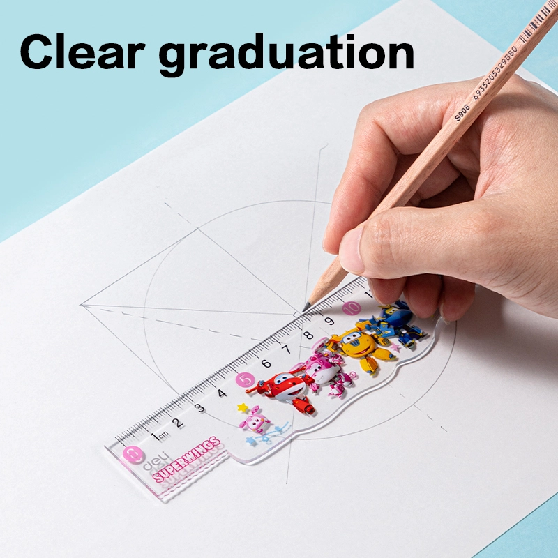 deli EH658 Ruler, 15cm, Yellow, Pink - Image 5