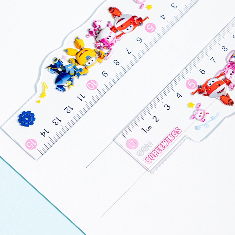 deli EH658 Ruler, 15cm, Yellow, Pink - Image 3