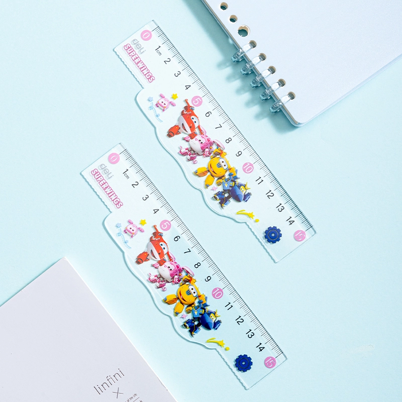 deli EH658 Ruler, 15cm, Yellow, Pink - Image 7