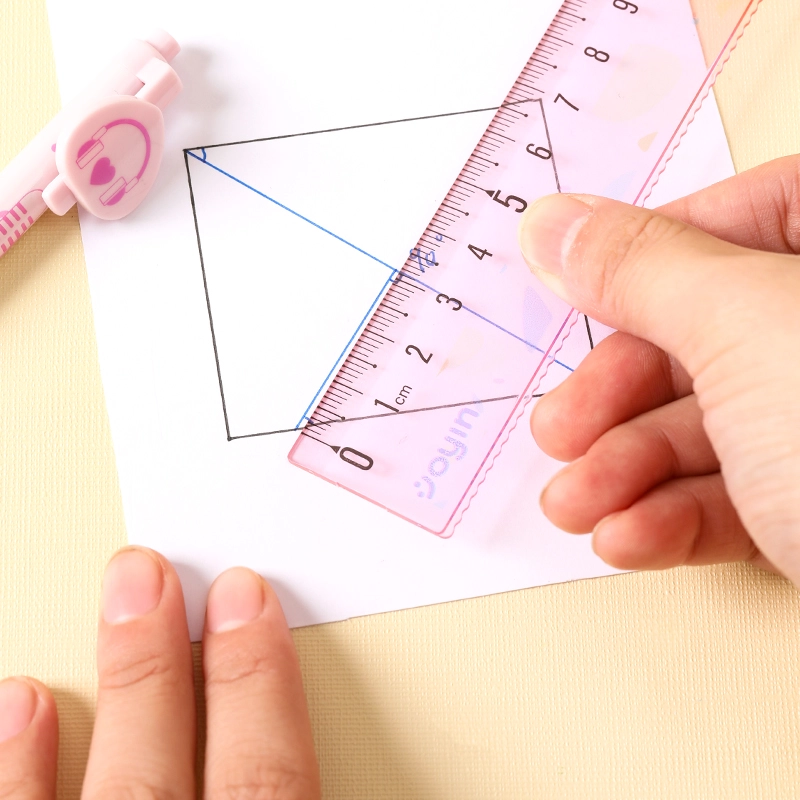 deli EH659 Ruler, 20cm, Blue, Pink - Image 4