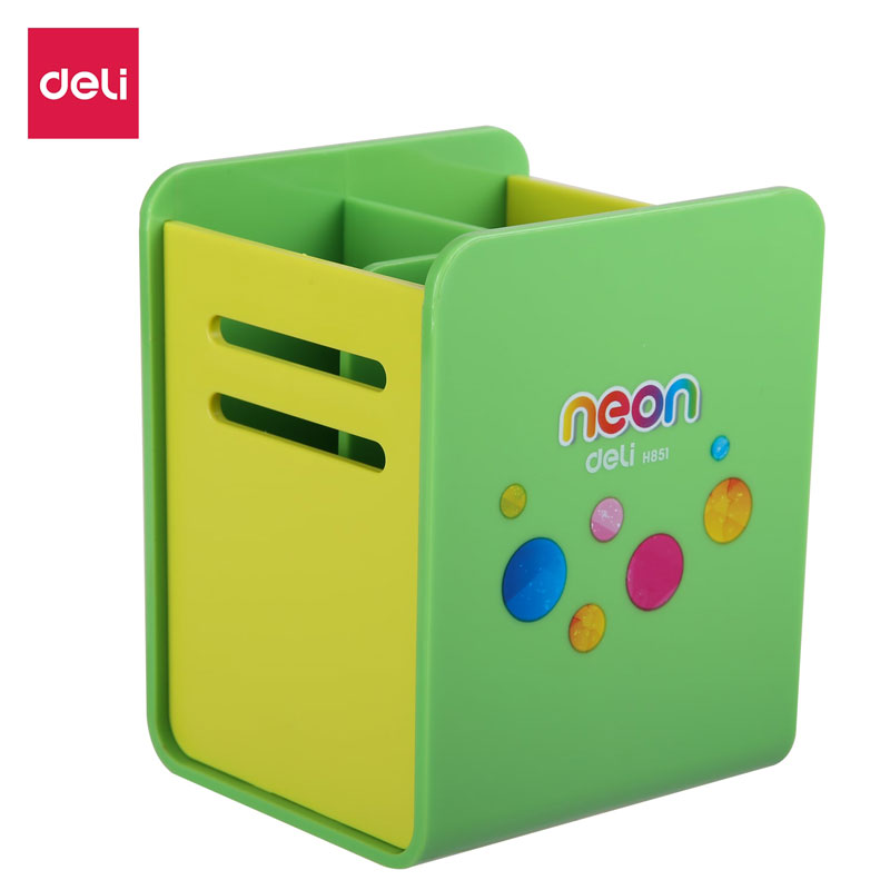 deli EH85104 Pen Holder, 80x85x105mm, Assorted Colors - Image 13