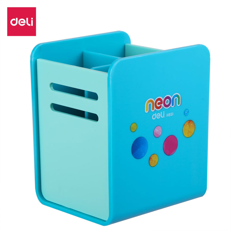 deli EH85104 Pen Holder, 80x85x105mm, Assorted Colors - Image 14