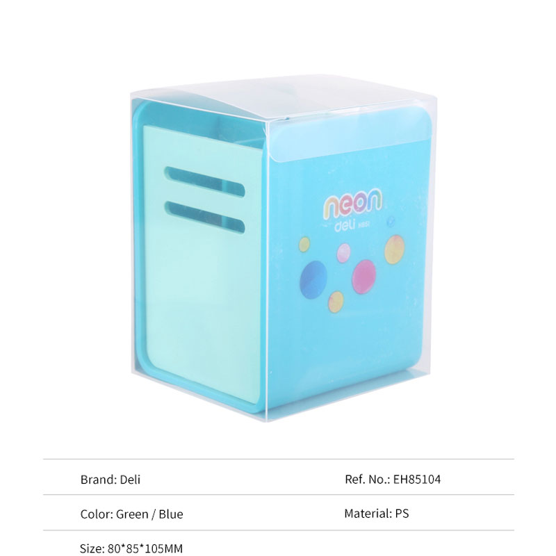 deli EH85104 Pen Holder, 80x85x105mm, Assorted Colors - Image 5