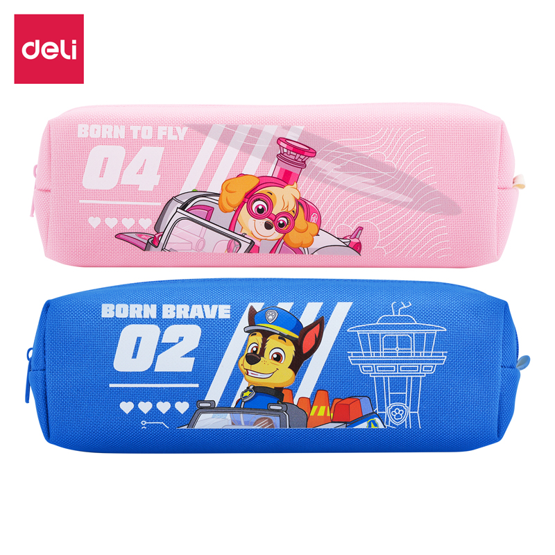 deli EH917 Pencil Pouch, 21*6*5.5cm, Assorted Colors