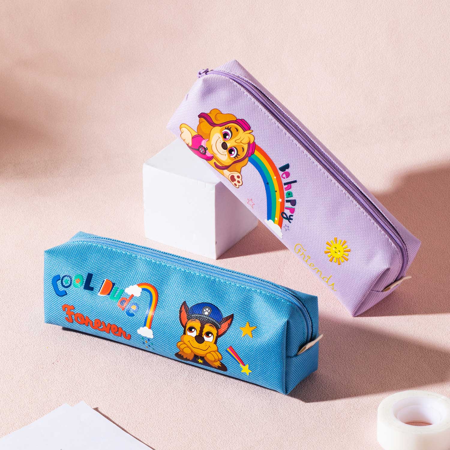 deli EH918 Pencil Pouch, 19*5*5cm, Assorted Colors - Image 4