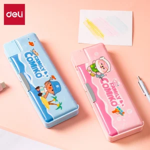 deli EH994 Pencil Pouch, Pink, Blue