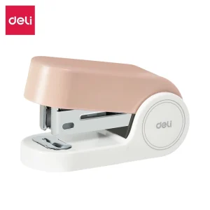 deli EK203 12 Mini Stapler Set, Pink