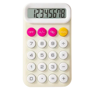 deli EM12 Portable Calculator, Yellow