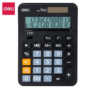 deli EM210 Calculator, 108.7*152.1*29.8mm, Black