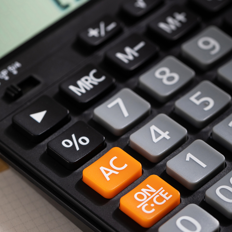 deli EM210 Calculator, 108.7*152.1*29.8mm, Black - Image 4
