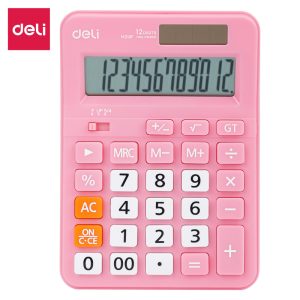 deli EM210F Calculator, 108.7*152.1*29.8mm, Pink