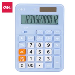 deli EM210F Calculator, 108.7*152.1*29.8mm, Blue