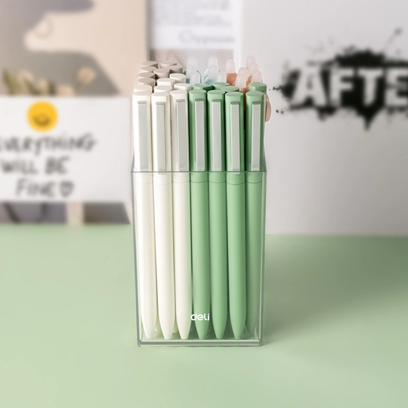 deli EM401 Pen Holder, Transparent - Image 4