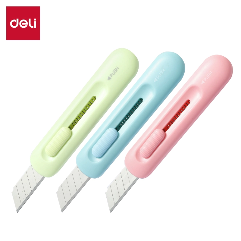 deli EM410 Mini Cutter, Blue, Green, Pink - Image 2