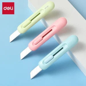 deli EM410 Mini Cutter, Blue, Green, Pink